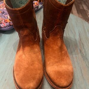 Women's Brown Leather Boots